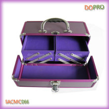 High Quality Purple Train Cosmetic Case for Travel (SACMC066)